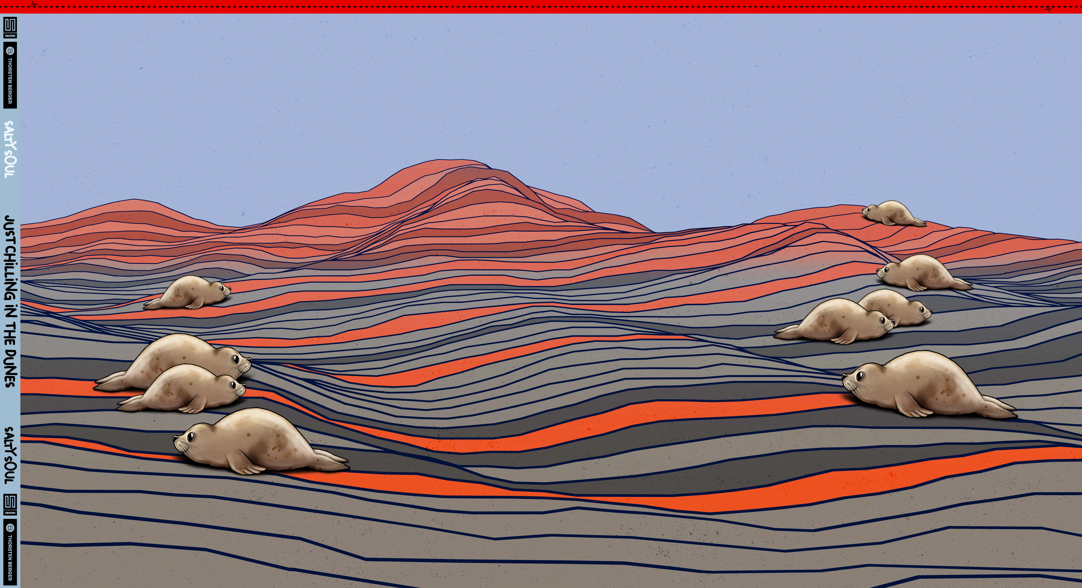 Inthedunes by Thorsten Berger in multicoloured, panel view