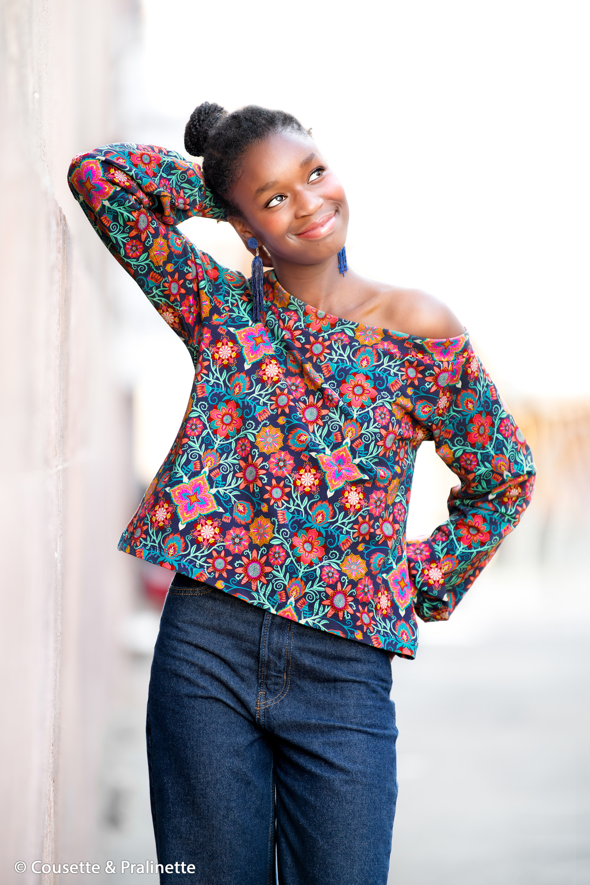 Tropical Flowers by Bienvenido Colorido, French Terry Tropical Flowers by Bienvenido Colorido, French Terry