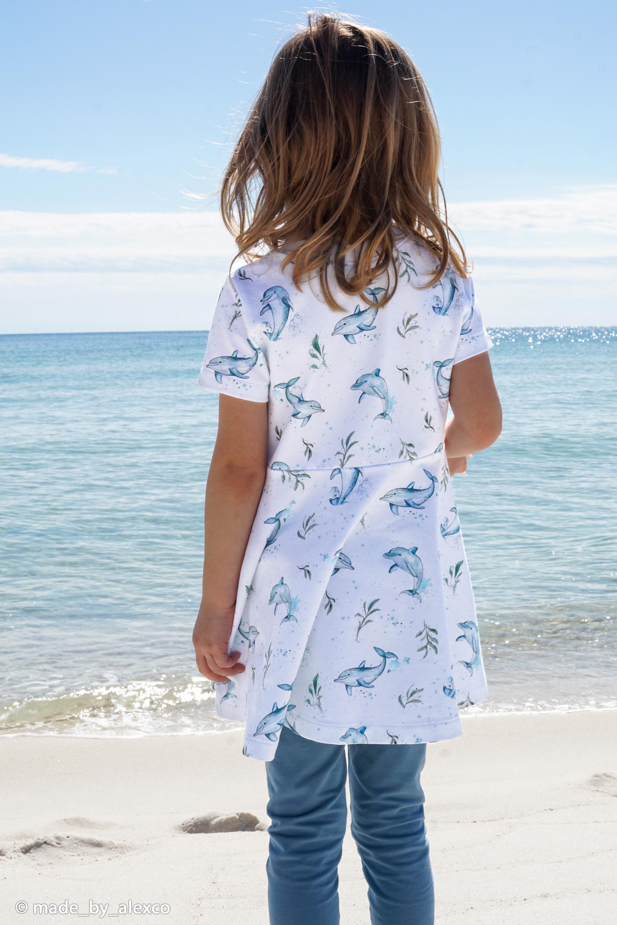 Beach - Jersey  by Christiane Zielinski, Jersey Baumwolle
