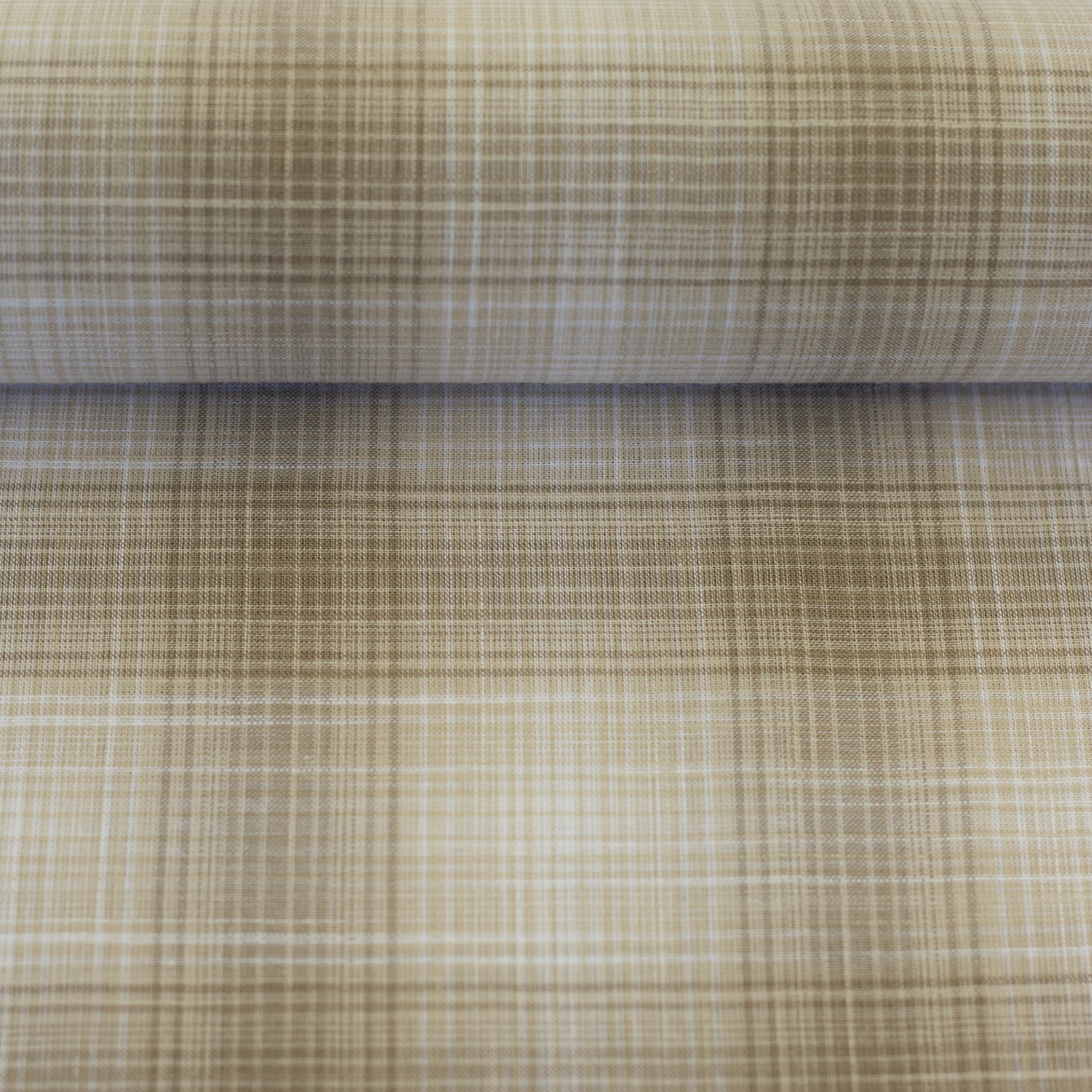 Tina – woven cotton fabric in beige, on the fabric bolt