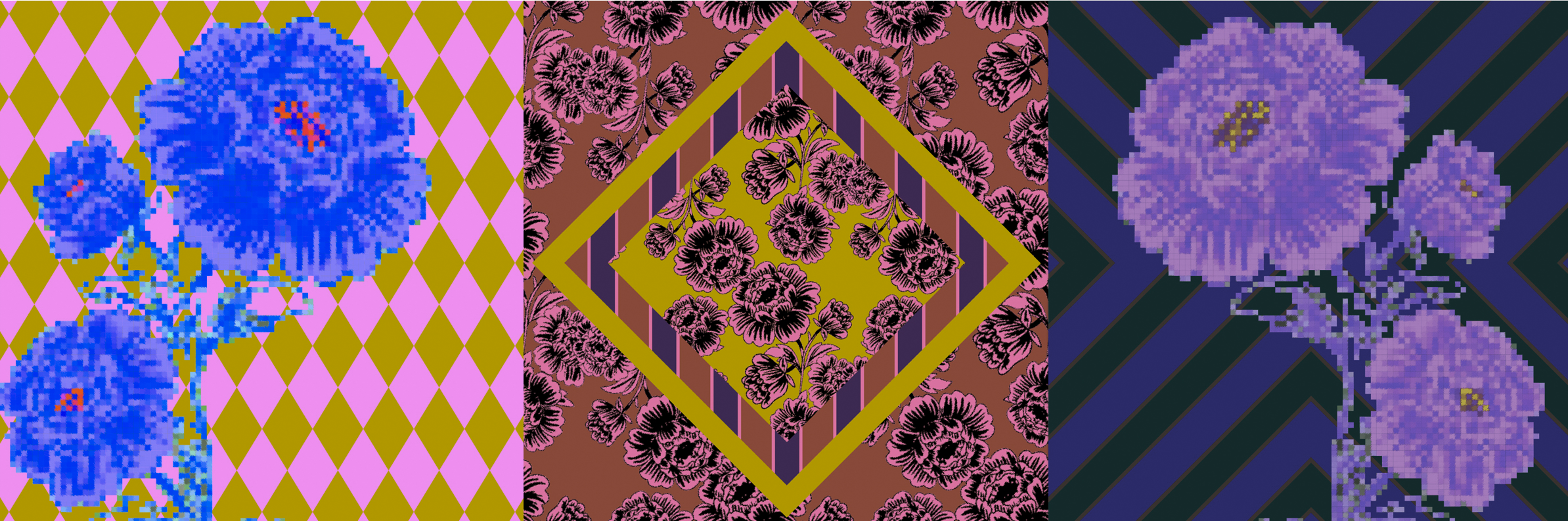 Opulencepillow by Cherry Picking in multicoloured, panel view
