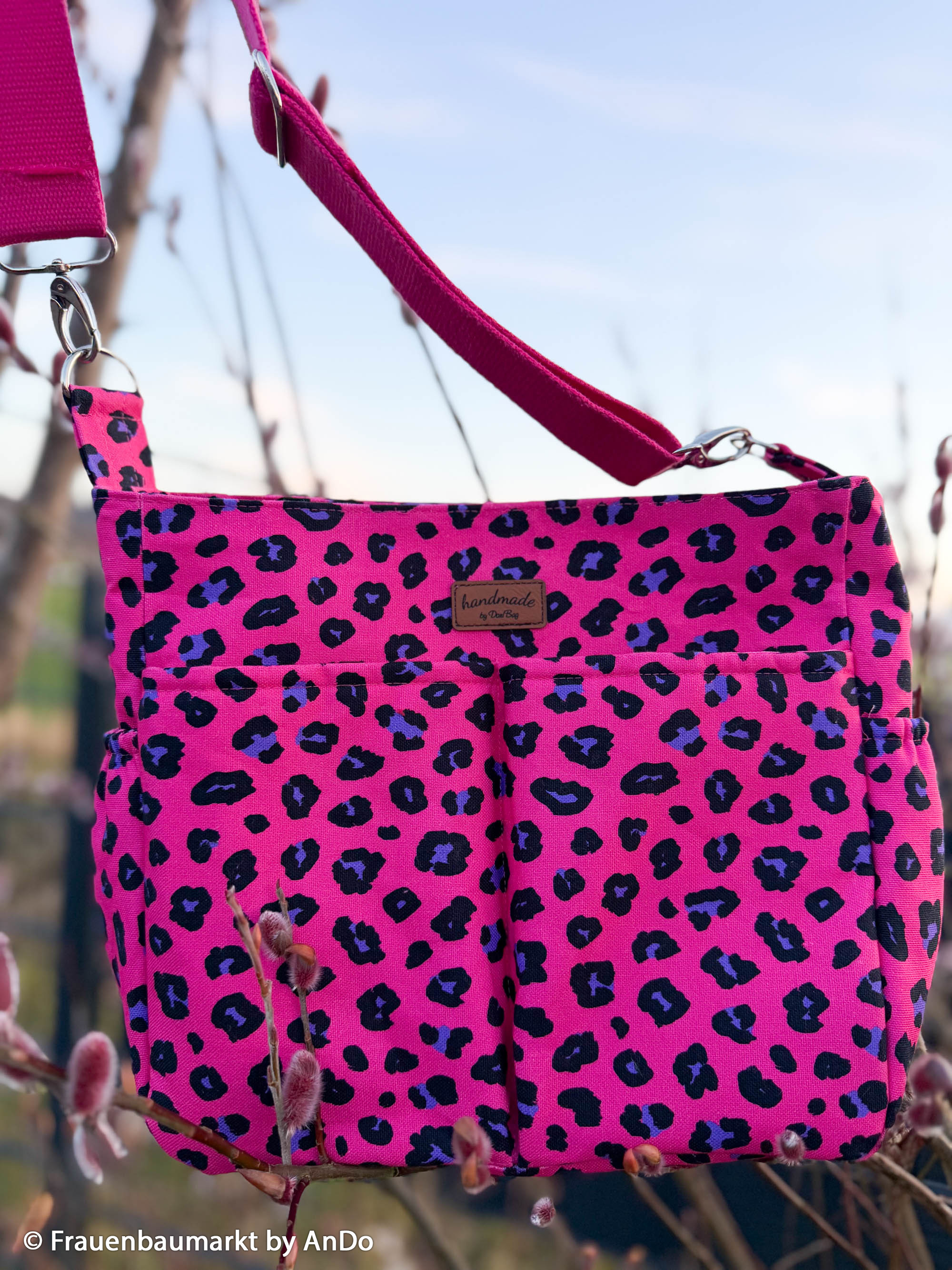 Nähbeispiel von Frauenbaumarkt aus Abby und Heide, in pink