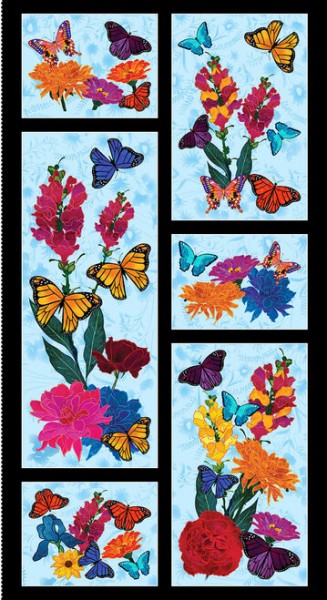 Mariposa Dance by Blank Quilting, Patchwork Cotton